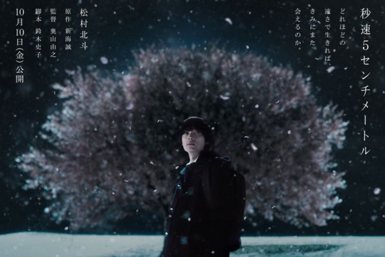 実写版『秒速5センチメートル』ティザービジュアル