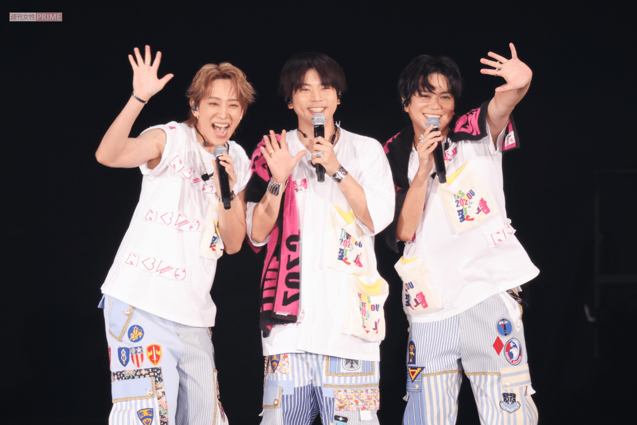 NEWS「NEWS LIVE TOUR 2025 変身」（撮影／齋藤周造）