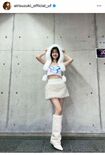 “布少なめ”衣装の元℃-ute鈴木愛理(本人のインスタグラムより)