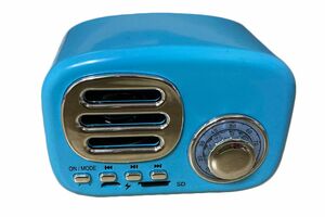 ブルートゥーススピーカー（レトロタイプ）　770円　DAISO