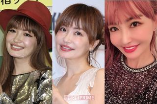 平子理沙（2010年・39歳、2015年・44歳、2021年・50歳※インスタグラムより）