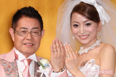 '12年3月、埼玉県越谷市のホールで開催された加藤茶＆綾菜の結婚披露宴