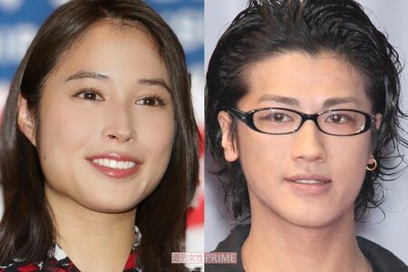 変装などすることなく、堂々とデートしている姿を捉えられた赤西仁と広瀬アリス