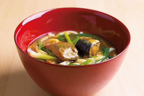 さばみそカレーうどん