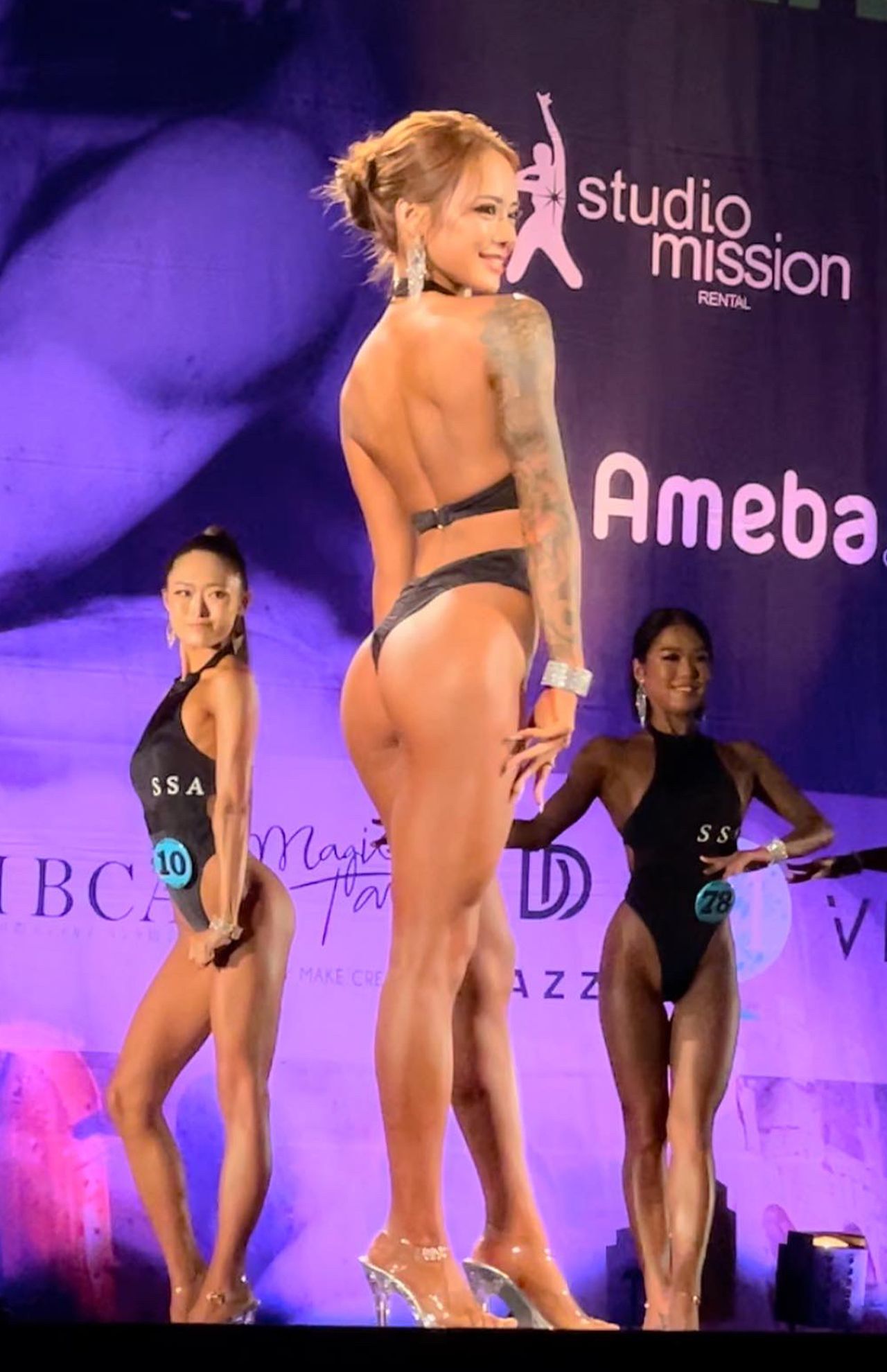 現役で六本木のキャバクラで働く「脳筋キャバ嬢」　1日1食の過酷ダイエット時代から一変、筋肉美を競うコンテスト・SSAで1位に