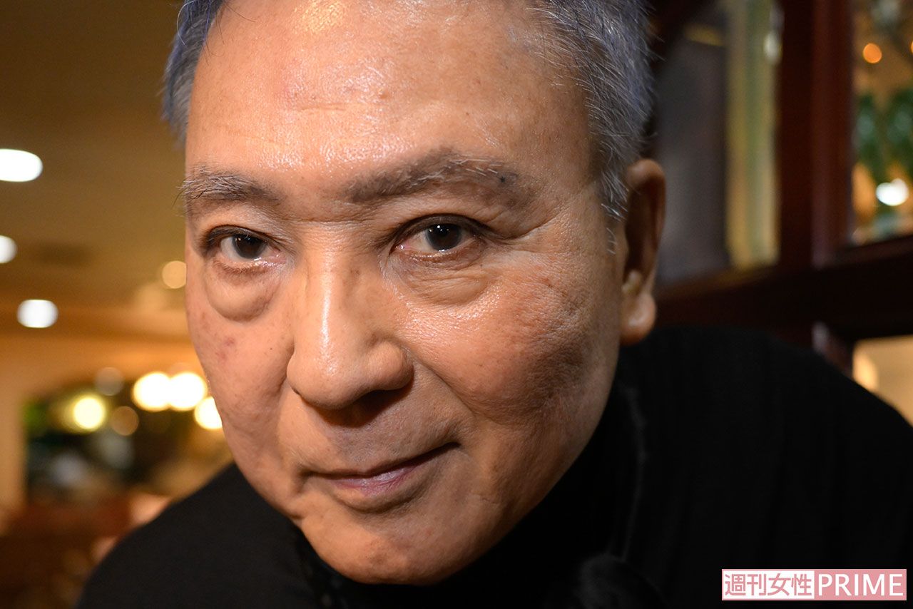 2024年11月、インタビューに答える加納典明（撮影／渡邉智裕）