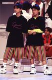 NHK『アイドル・オン・ステージ』収録にて。この時14歳だった、デビュー前のKinKiKids