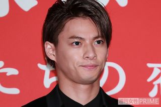 King&Princeの平野紫耀、映画『かぐや様は告らせたい』完成披露舞台挨拶（'19年8月7日）