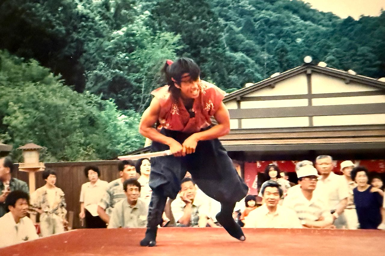 伊勢戦国時代村でアクション俳優をしていたことも　写真提供／エレガント桐生