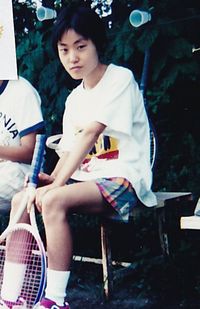 16歳のころ家族で行った軽井沢で。手足はやせて細くなっている