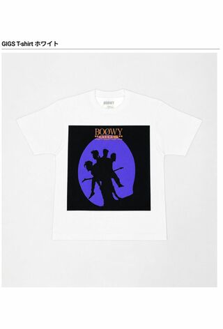 『BOOWY』Tシャツ8（タワーレコード公式サイトより）