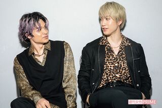 与那嶺瑠唯×藤原樹　撮影／矢島泰輔（'21年撮影）