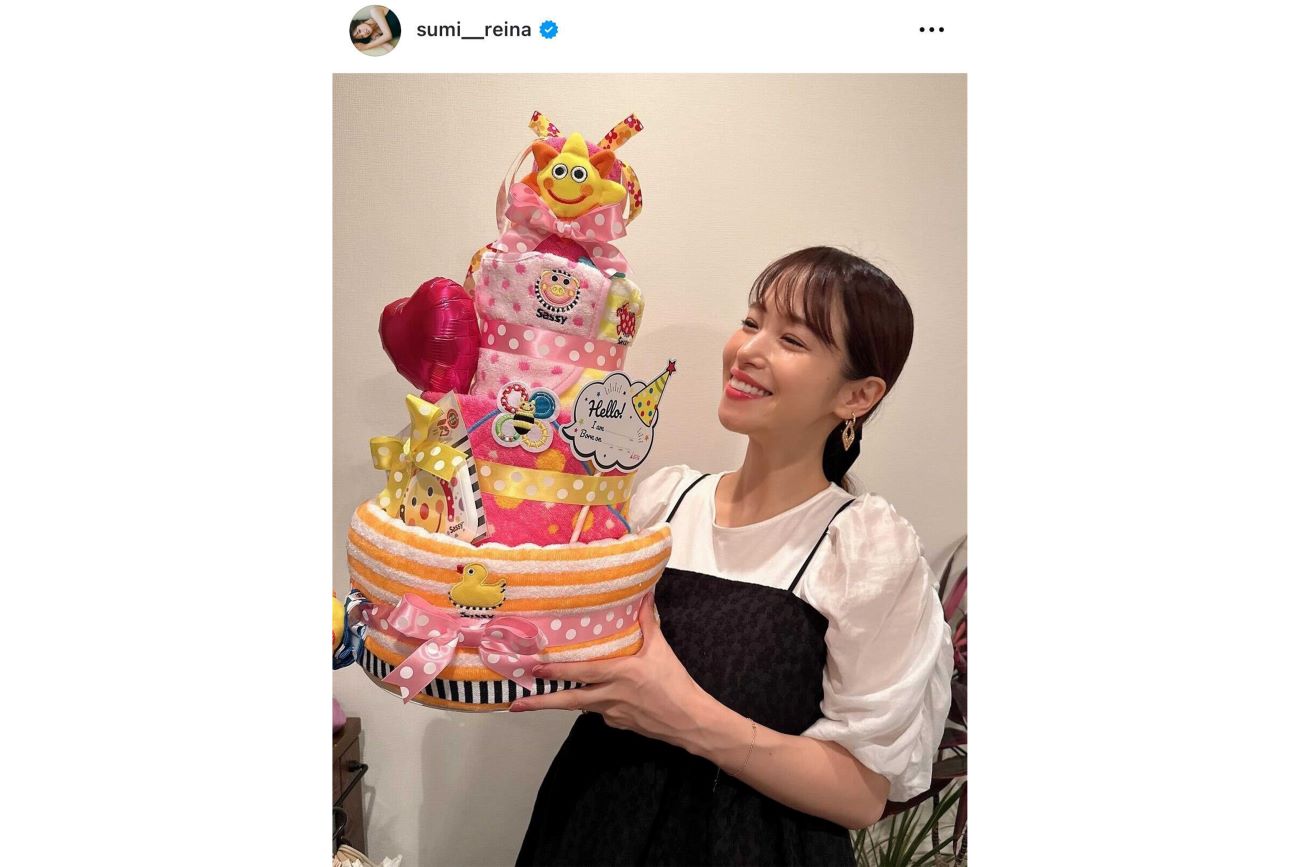 赤ちゃんに関する投稿が目立つ鷲見玲奈アナ（本人インスタグラムより）