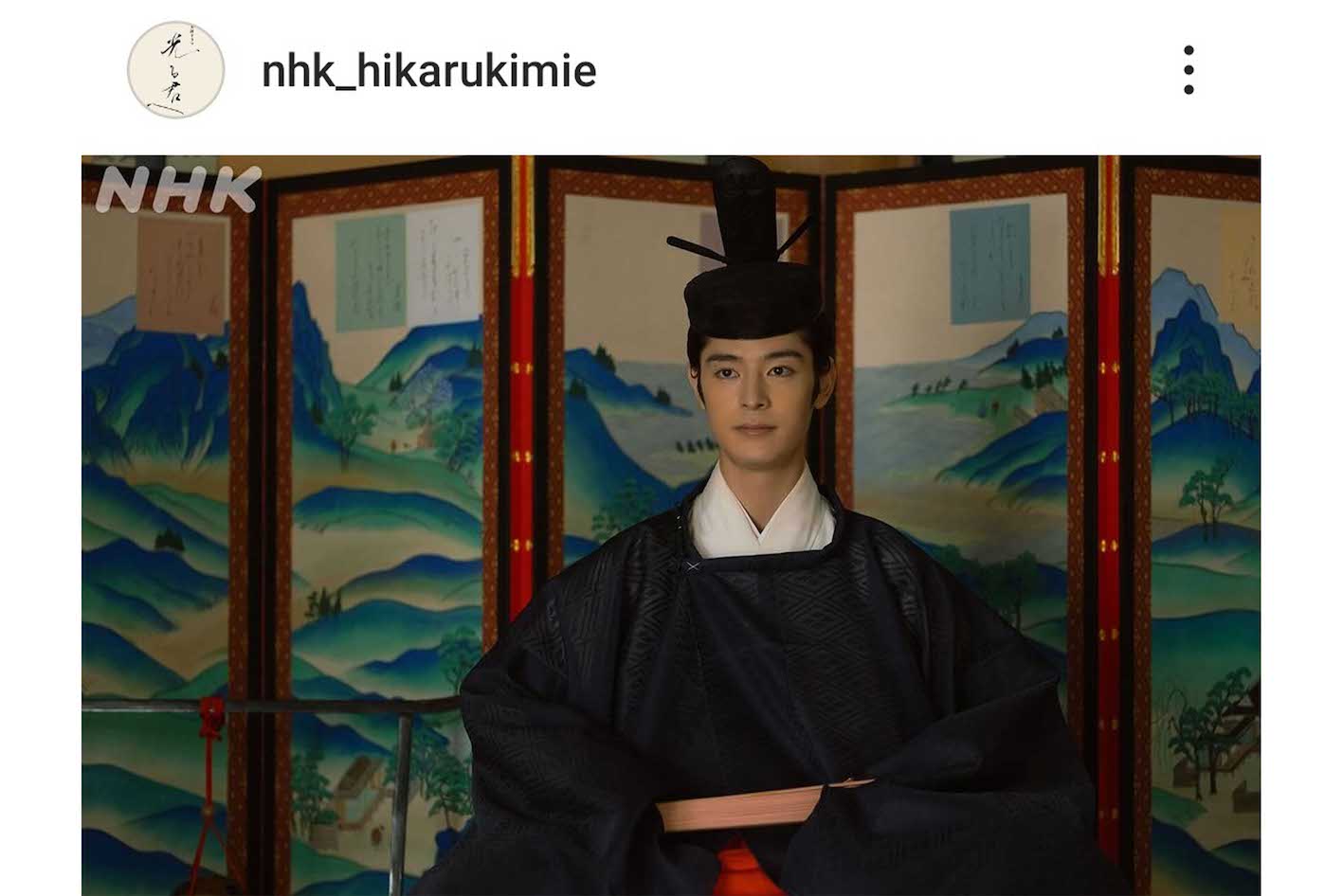 何の役のオーディションか知らされておらず、決まった後で一条天皇役と知ったという塩野瑛久（『光る君へ』公式インスタグラムより）