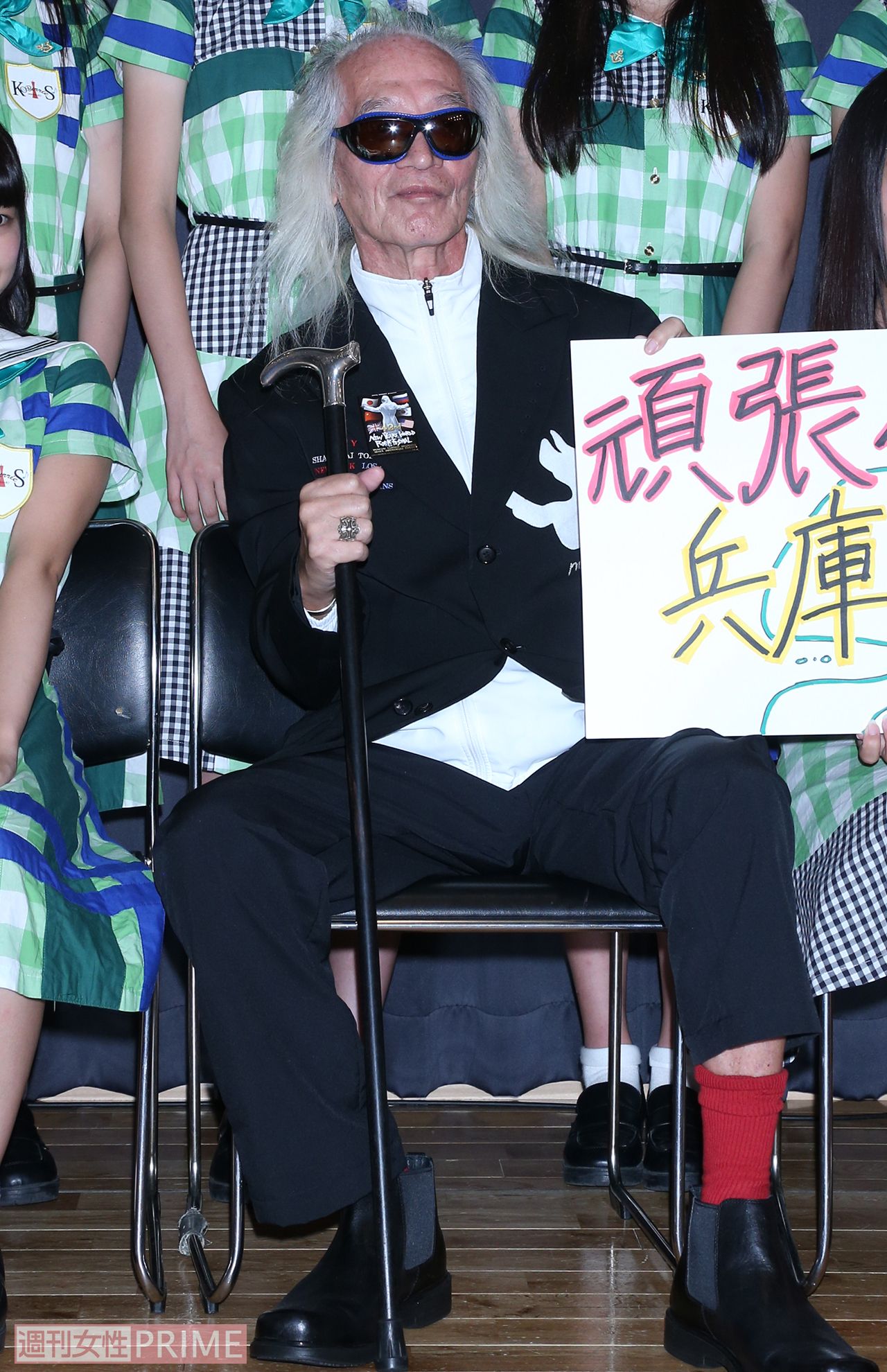 晩年は英国のアパレルブランドの赤い靴下がお気に入りだった内田裕也さん