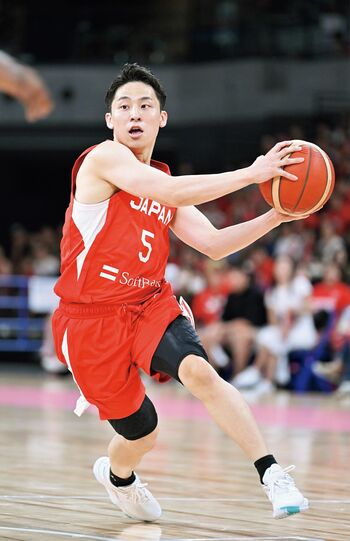 河村勇輝（22）ポイントガード、横浜ビー・コルセアーズ、172cm（C）JBA