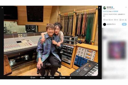 香取から明菜にオファーしてコラボが実現した（画像は香取のXより）