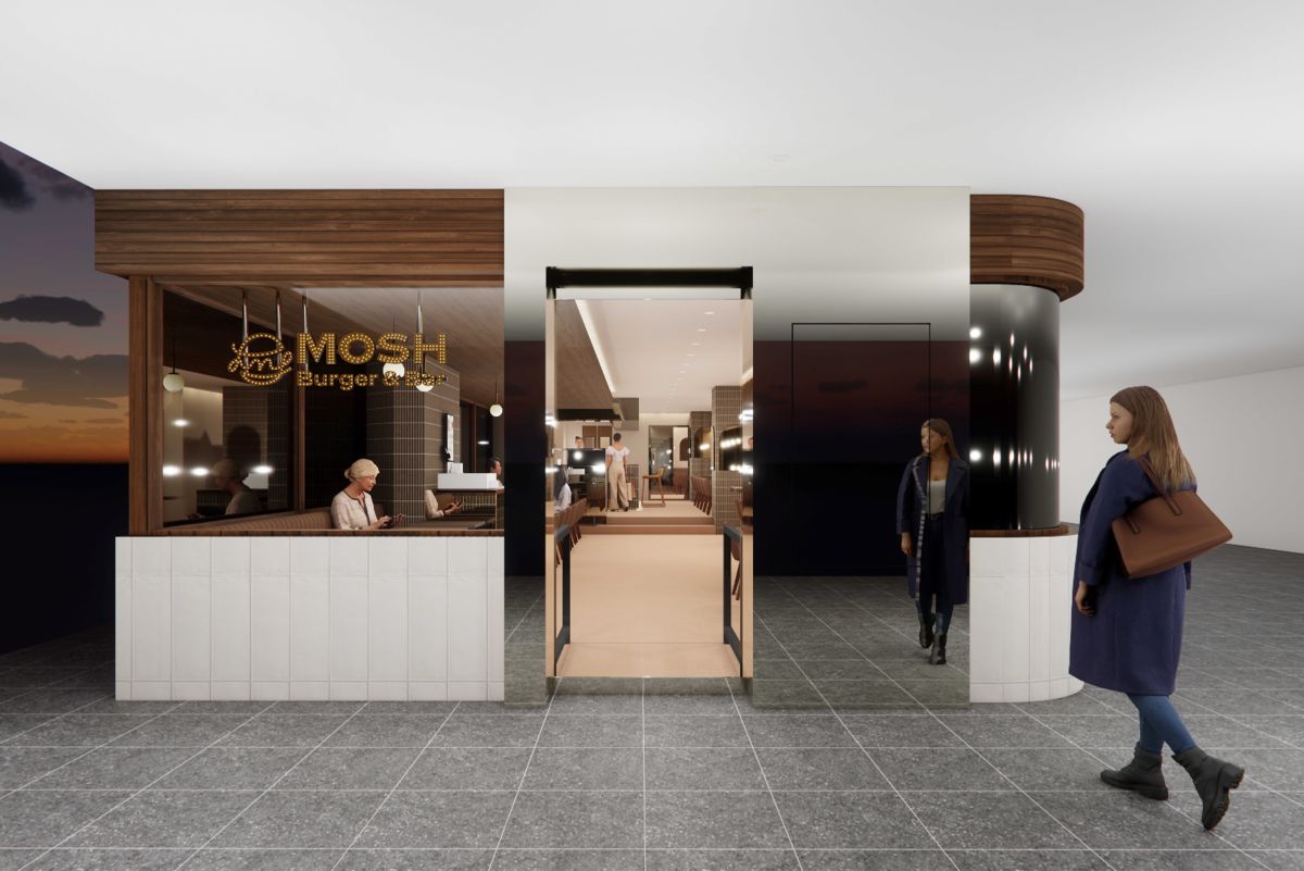 モスバーガーが展開する新業態『MOSH Burger&Bar（モッシュ バーガー&バル）』（PR TIMESより）