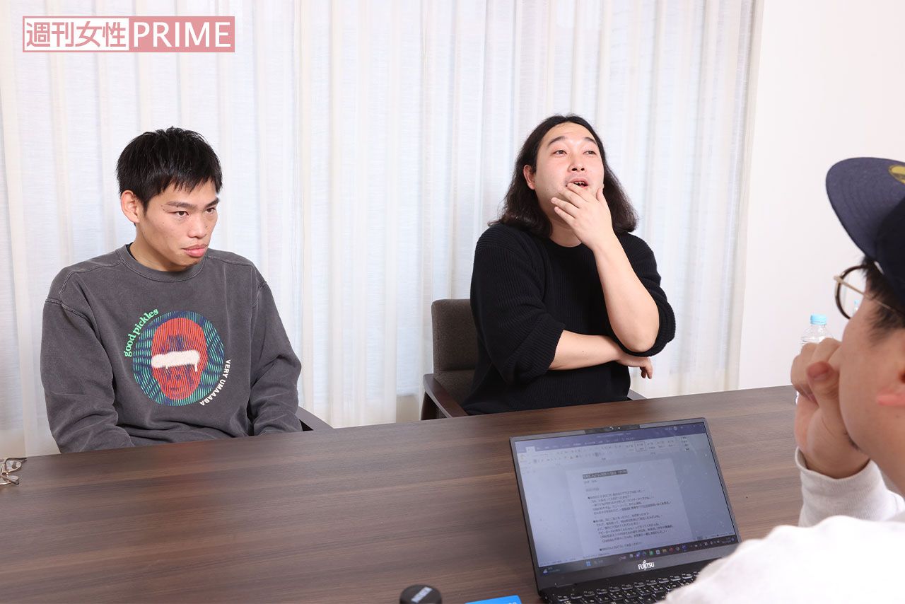 かが屋と対談する澤井直人