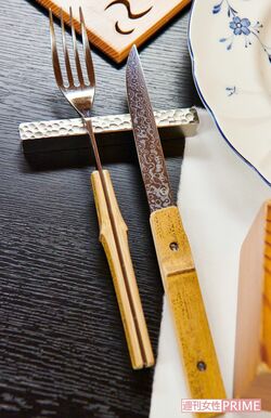 一時は予約4〜5年待ちだったというカトラリー　撮影／山田智絵