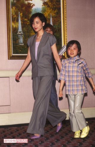 ドラマ『ムコ殿』（'01年放送）で共演した鈴木杏樹と神木隆之介