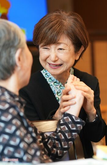 介護施設を運営してきた中で、老いを「恐れる」人と「楽しむ」人の違いに気がついたという上野利惠子さん