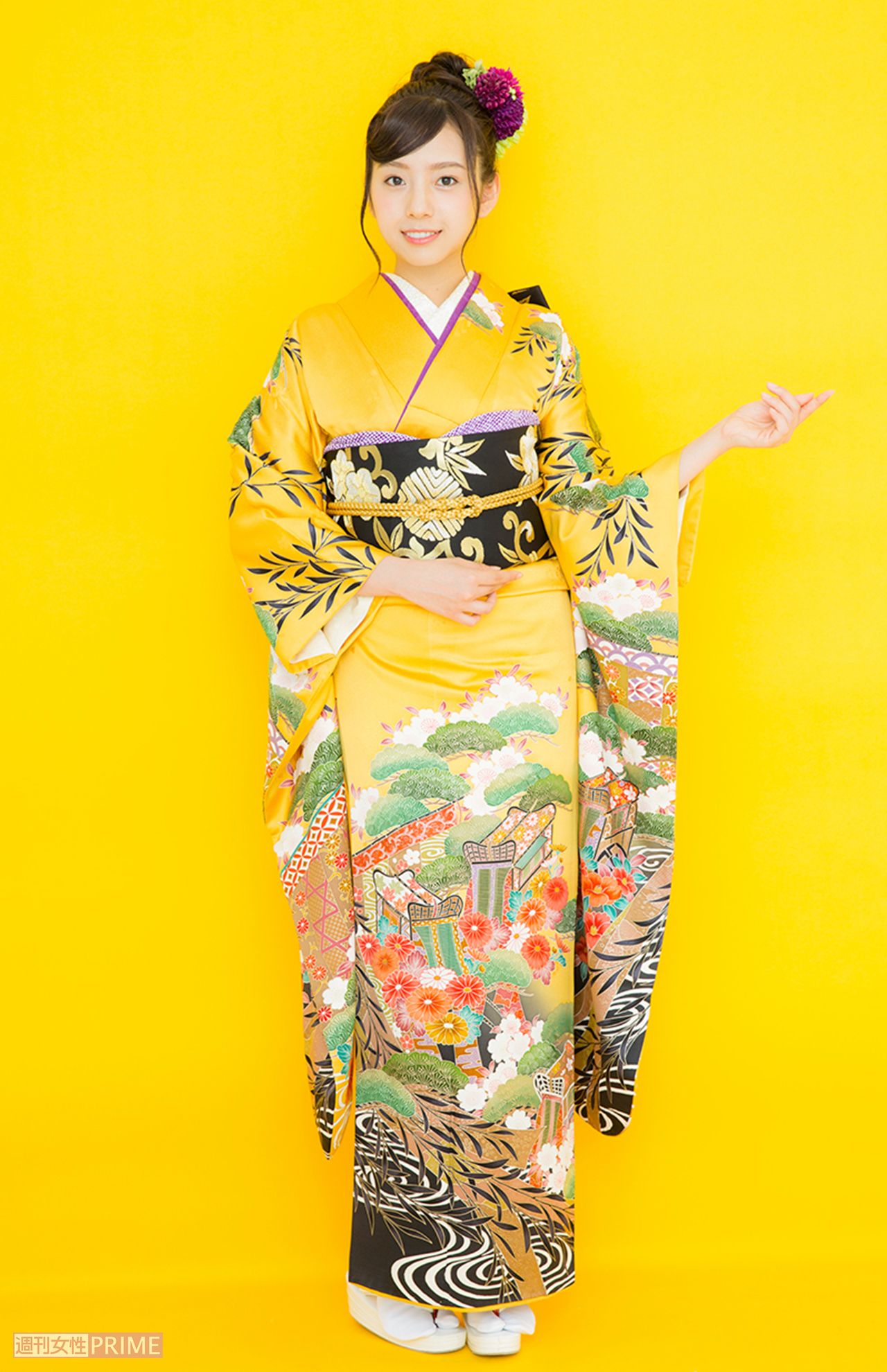 新内眞衣さん　撮影／阿部ちづる