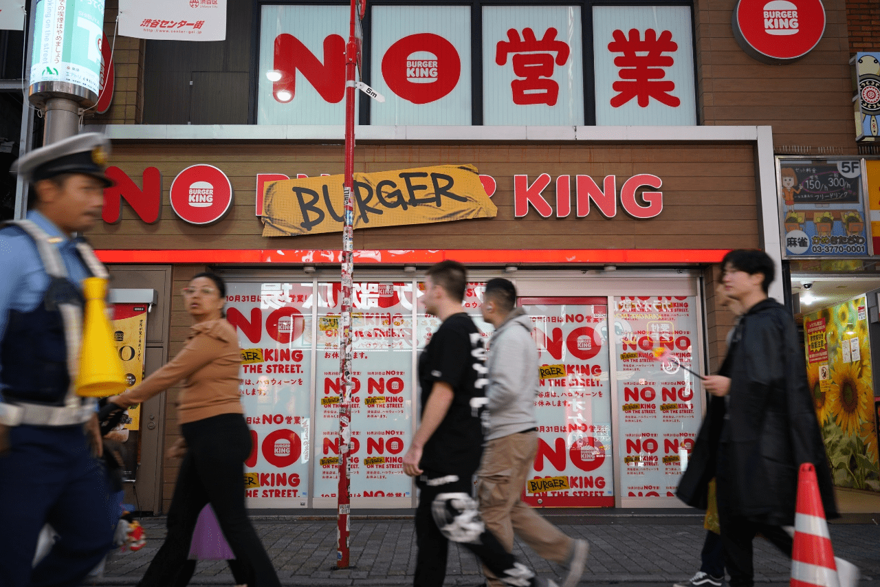 10月31日はバーガーキング渋谷店も臨時休業