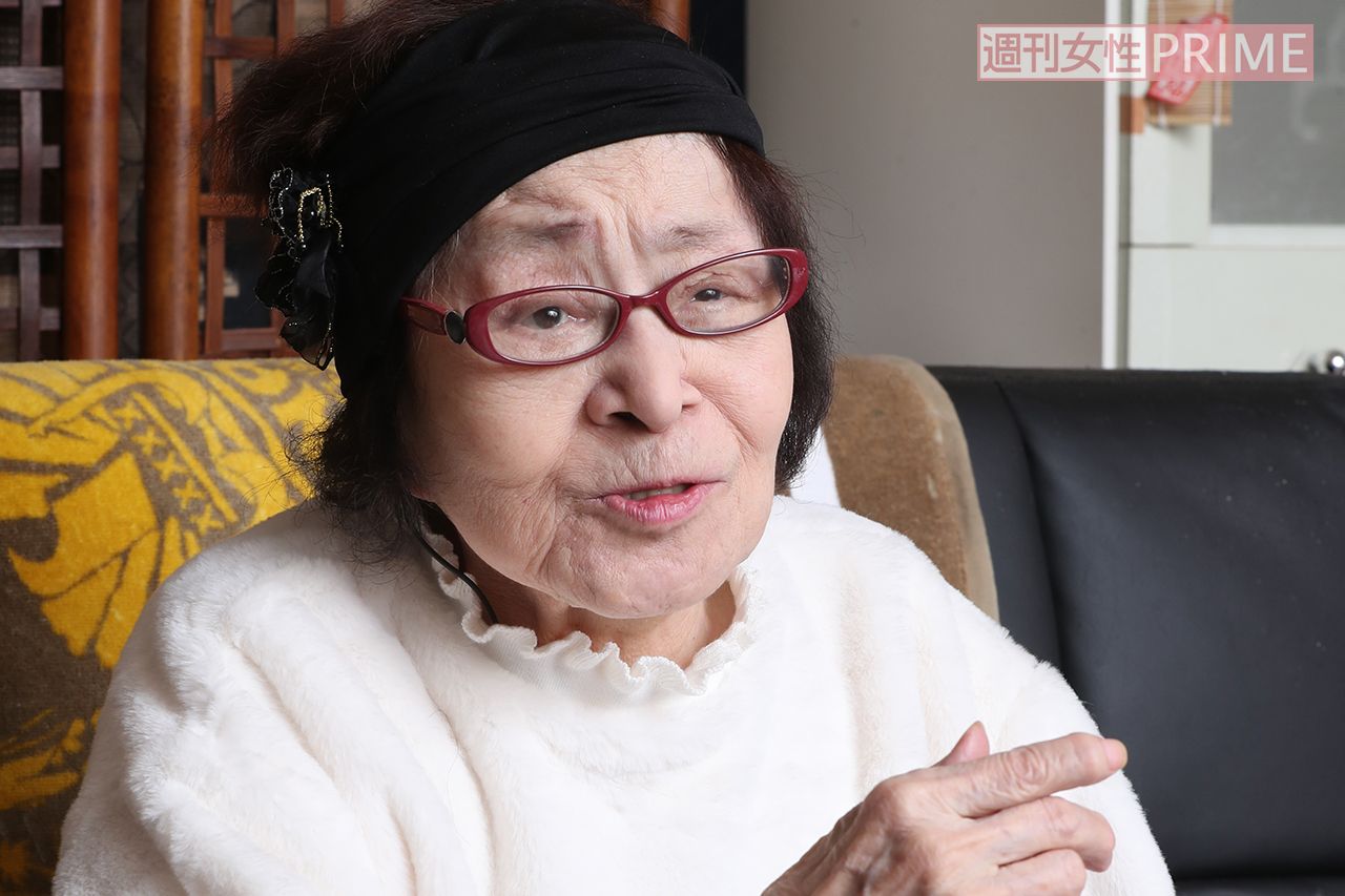 当時の騒動を振り返る浅香光代。91歳になる現在も役者・指導者として活動している