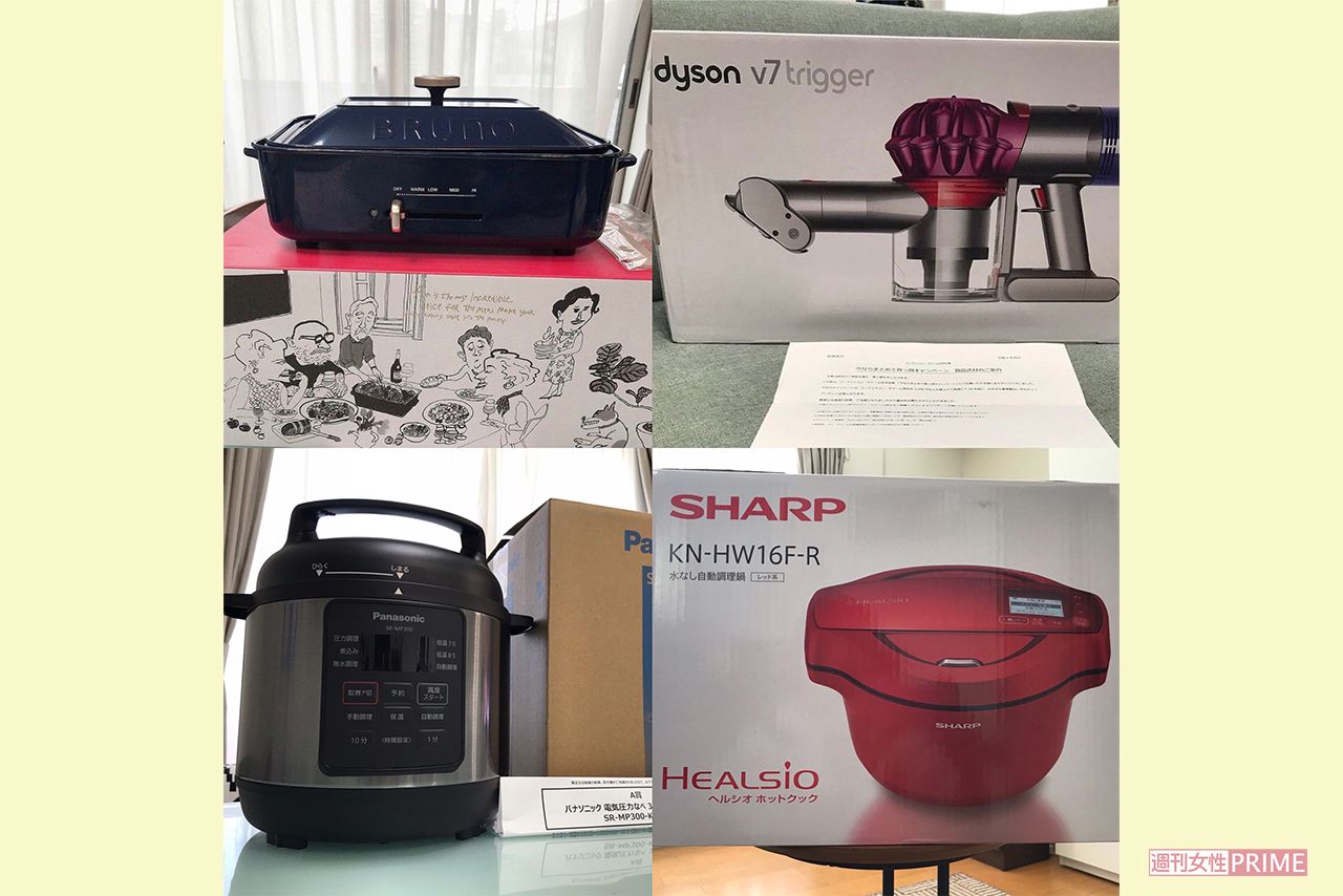 おうち時間が増えて、当選品に調理家電が続々登場。憧れのバルミューダもヘルシオもゲット！