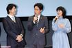 (左から)上川隆也、大泉洋、松たか子 撮影/佐藤靖彦