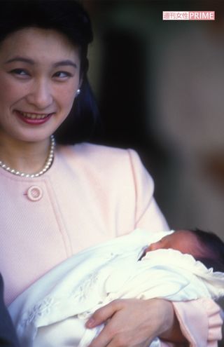 1991年11月1日、眞子さまご退院