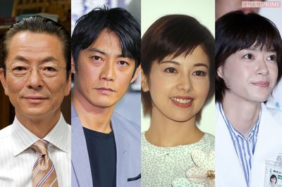 安定のヒットシリーズ『相棒』水谷豊と反町隆史、『科捜研の女』沢口靖子、『監察医朝顔』上野樹里