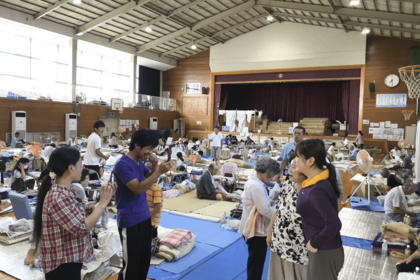 2011年、東日本大震災が発生した際、福島を訪れたことをきっかけに、その後も自然災害の被災地支援を精力的に続けている