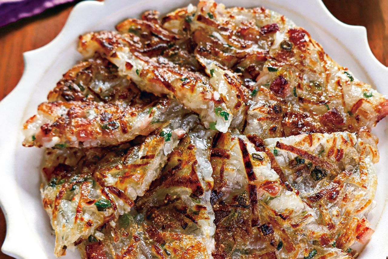 カリッもちっ大根もち