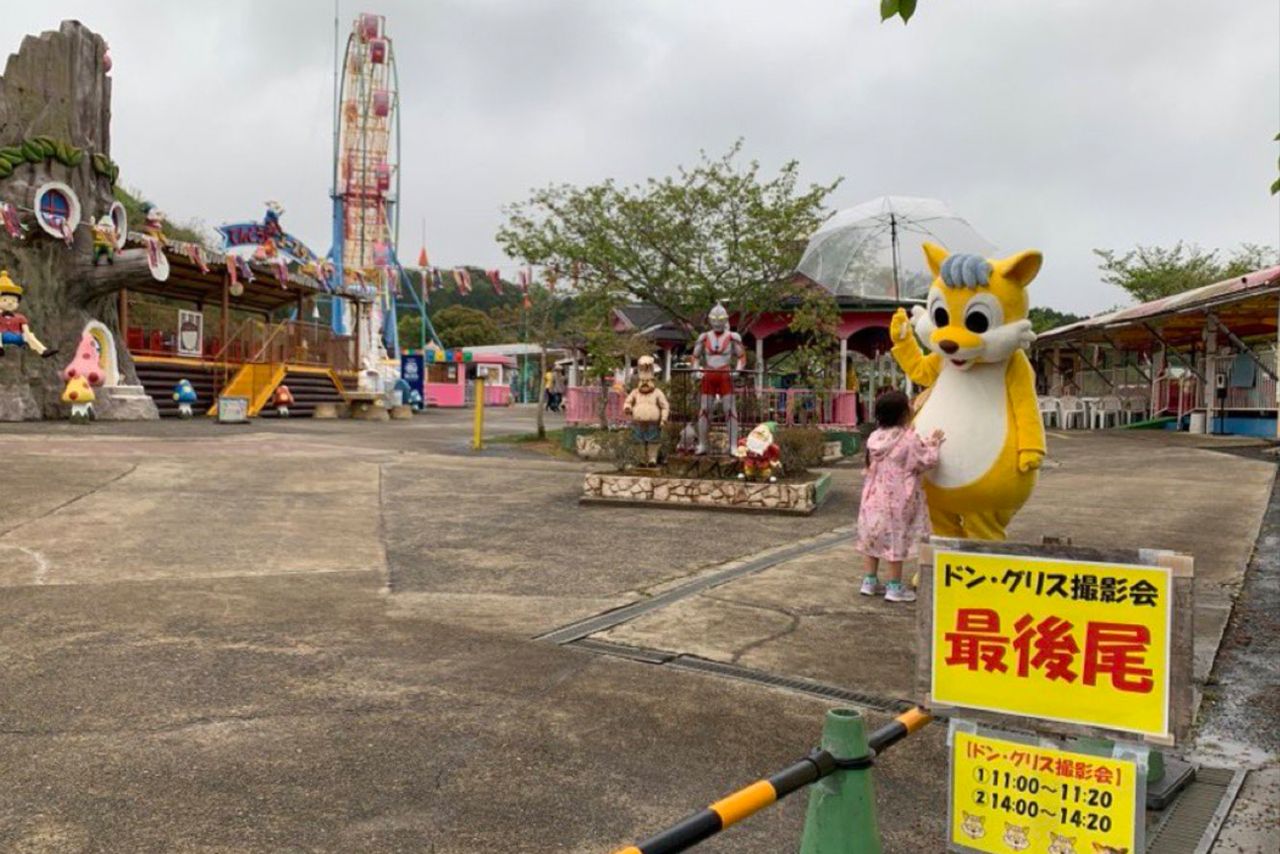 昭和レトロな雰囲気がSNSで話題に　写真提供／森とリスの遊園地メルヘン村