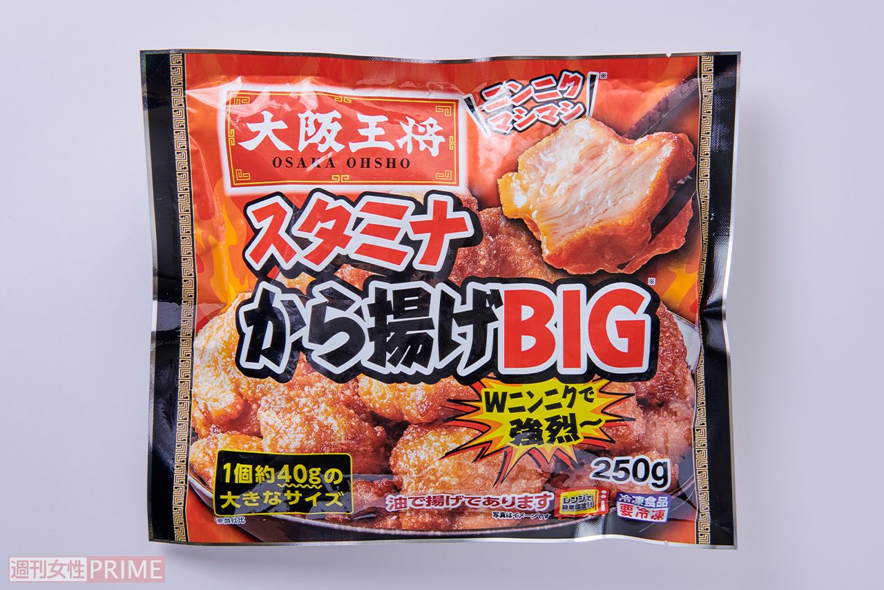 大阪王将スタミナから揚げBIG/イートアンドフーズ250g入り517円　撮影／山田智絵