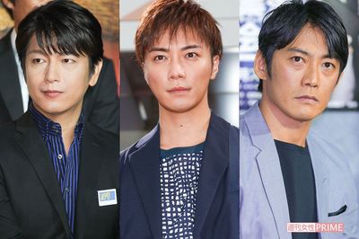 左から及川光博、成宮寛貴、反町隆史