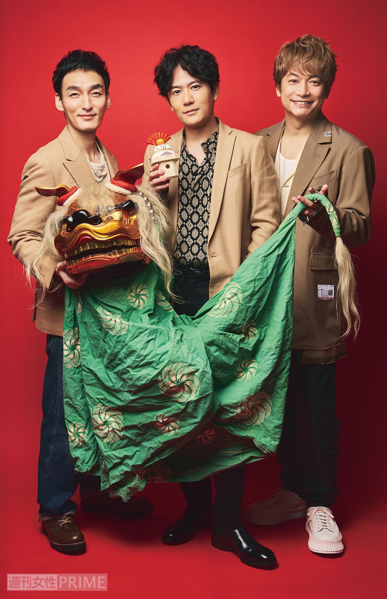 『新しい地図』の3人（左から草なぎ剛、稲垣吾郎、香取慎吾）（撮影／廣瀬靖士）