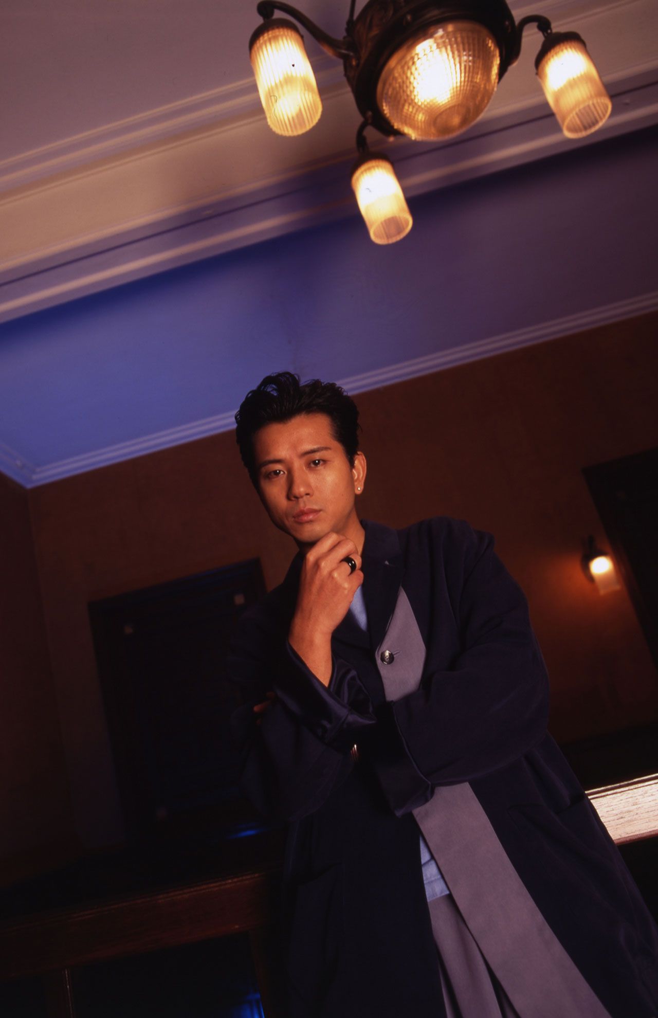 1995年セカンドアルバム『R＆R』の制作秘話を語ったインタビュー時のショット　撮影／三浦憲治　写真協力／エムオン・エンタテインメント