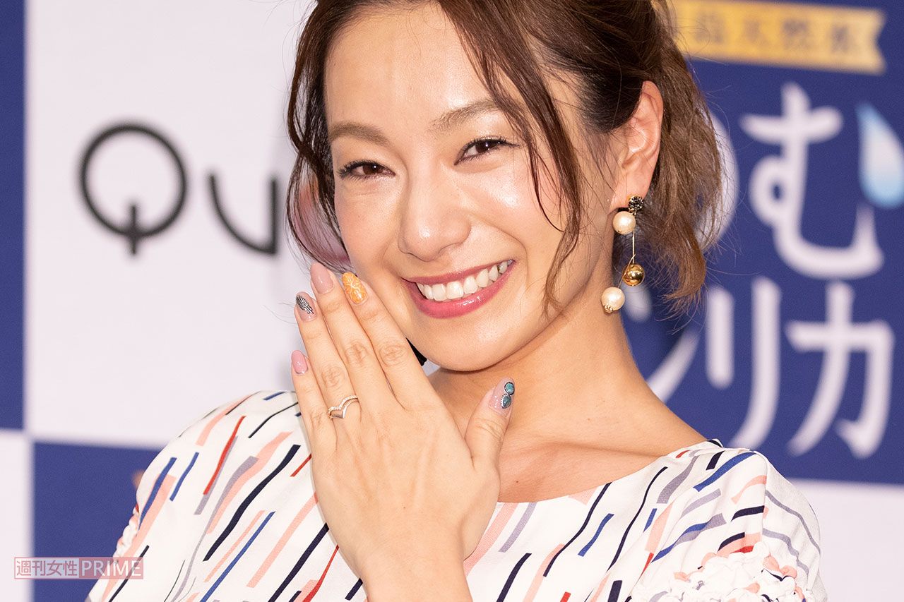 4月7日、再婚について幸せいっぱいに語る三船美佳