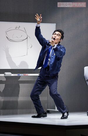 公開舞台稽古での草なぎ剛（撮影／廣瀬靖士）