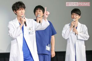 綾野剛＆星野源の笑顔に癒やされる♪ 『コウノドリ』舞台あいさつレポ