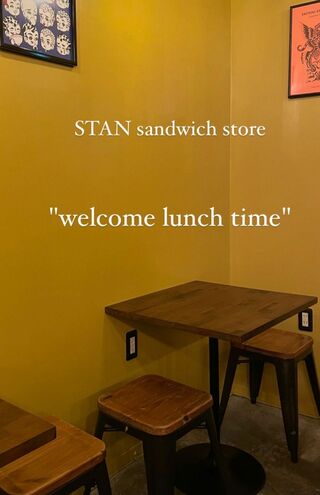 平野紫耀が来店した『STAN sandwich store』の内観