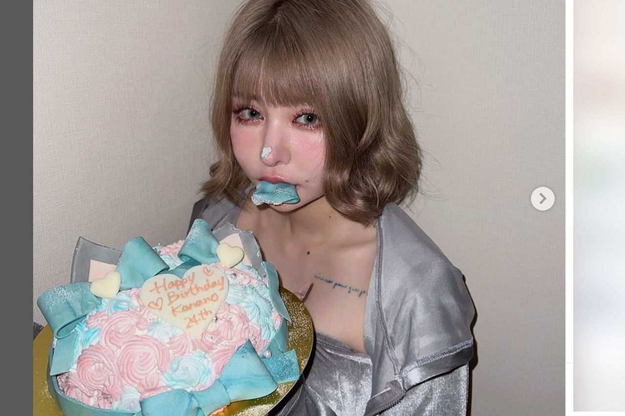 戦慄かなの（本人インスタグラムより）