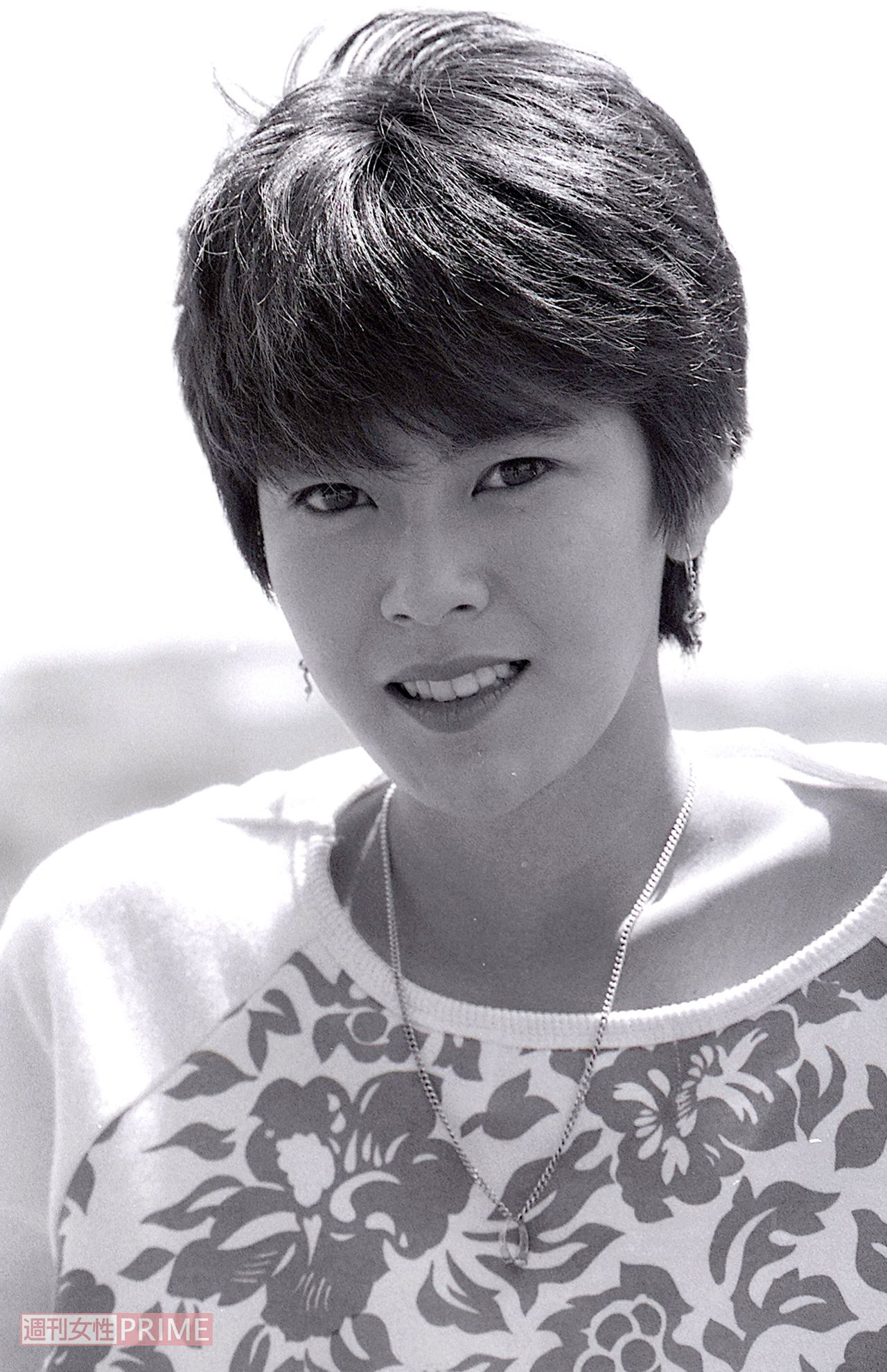 '87年に出演したドラマ『同級生は13歳』撮影時のカット。ボーイッシュでカッコいい!