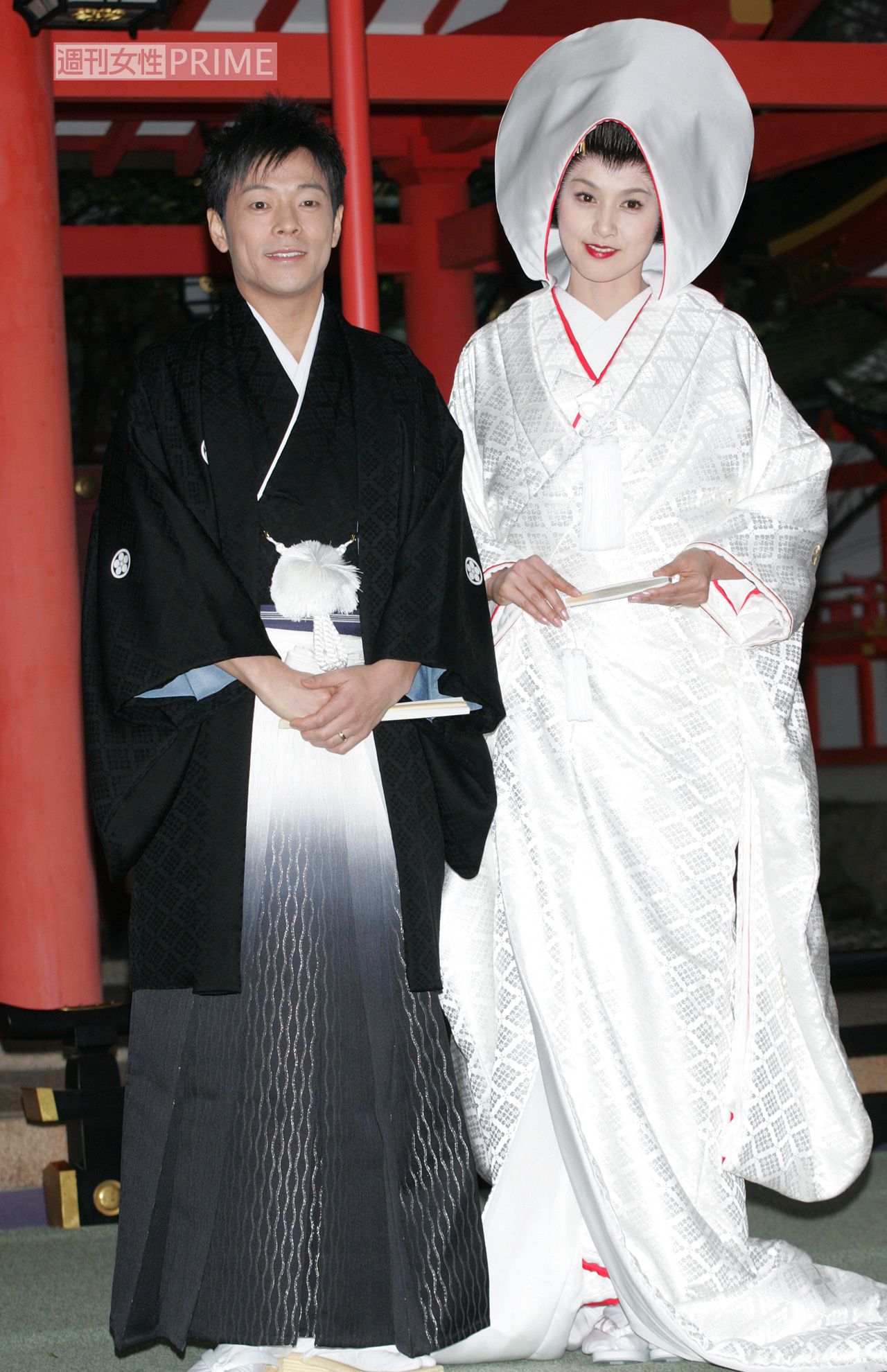 生田神社で行われた陣内智則と藤原紀香の結婚式（2007年）