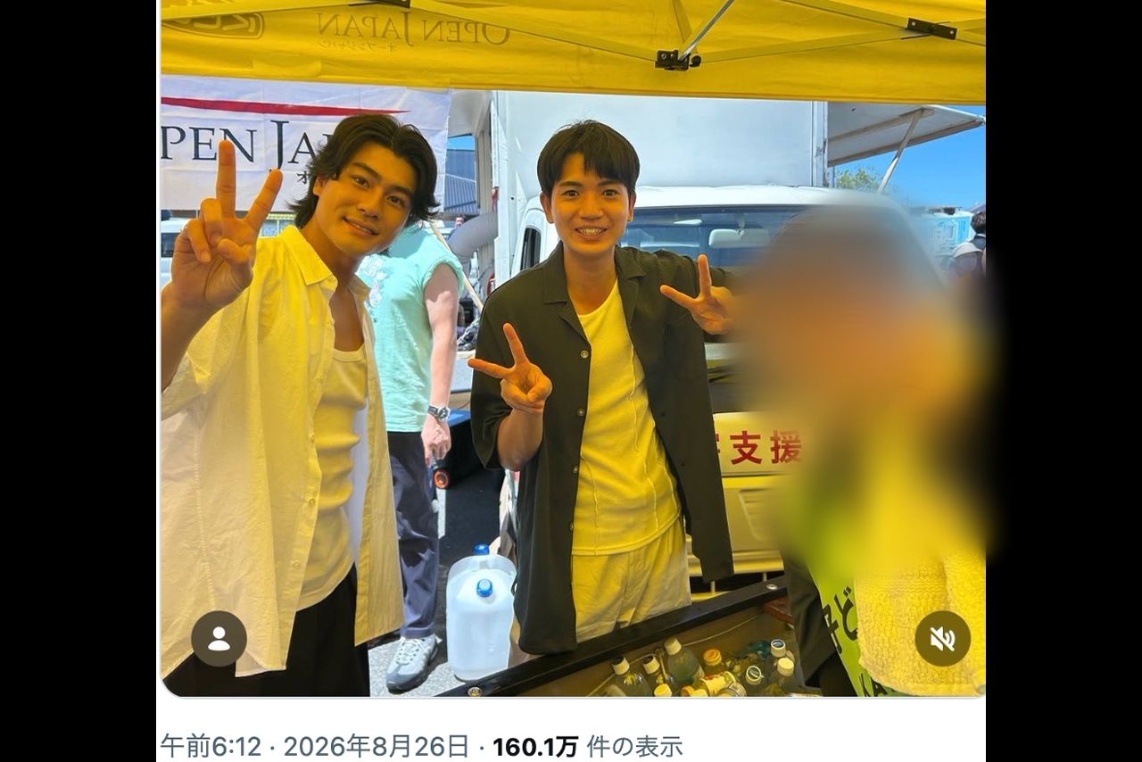 SixTONESの森本慎太郎、高地優吾との記念写真をInstagramで公開した女性に批判が殺到していたが、現地では禁止の発言はなかったいう投稿も