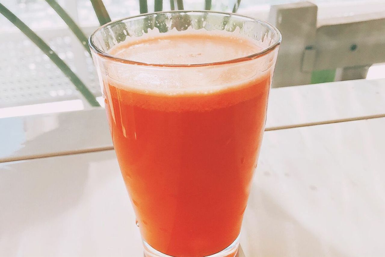 毎日お手製！にんじんりんごジュース