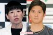 和田アキ子(左)と大谷翔平